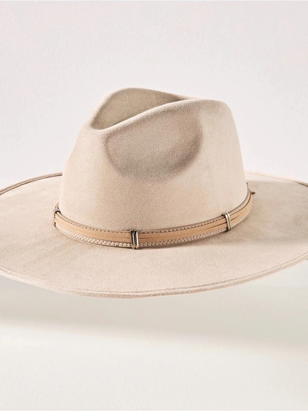 Anthropologie Taupe Rancher Hat